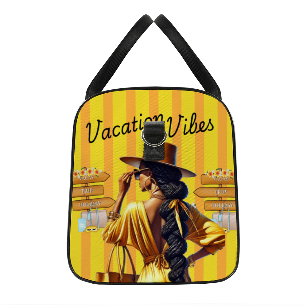 Vacation Vibes Large Travel Luggage Gym Bags Duffel Bags