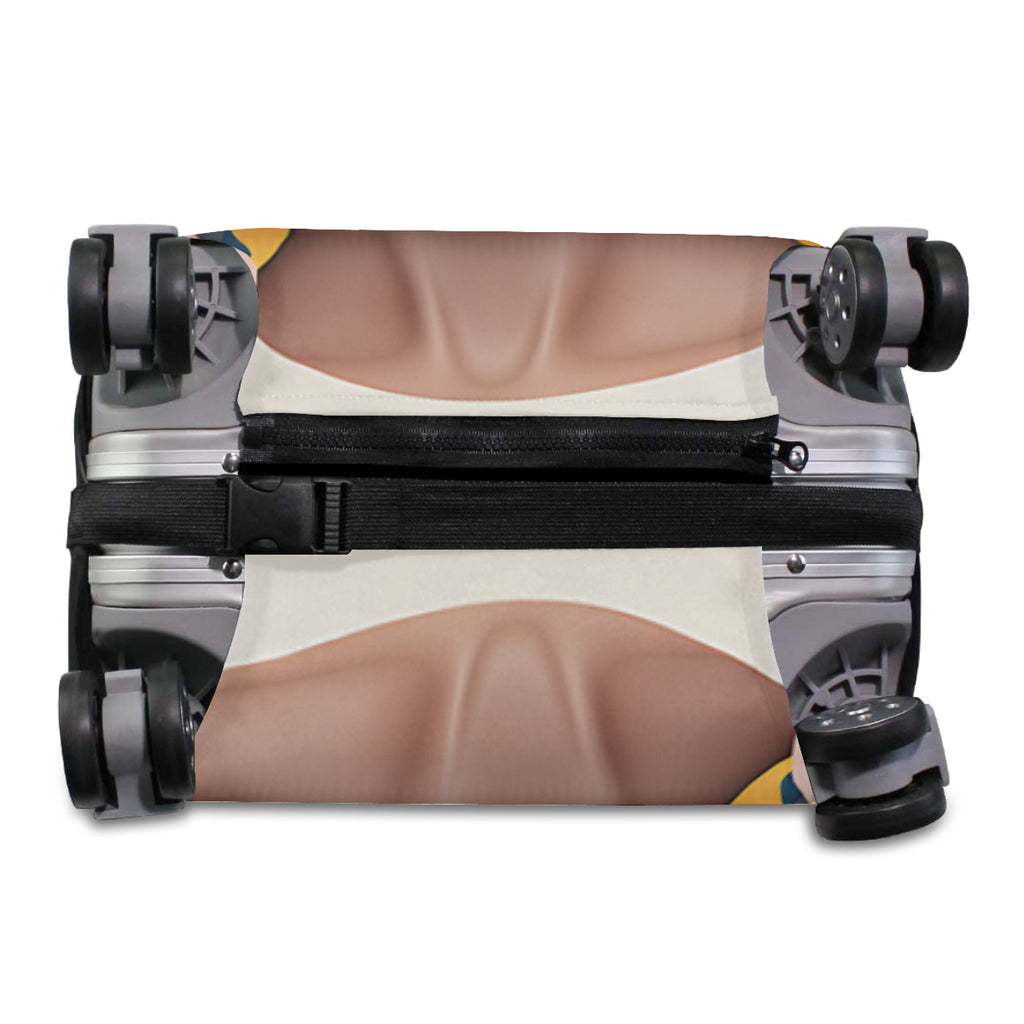 3D Afro Princess in crown Luggage Cover 18