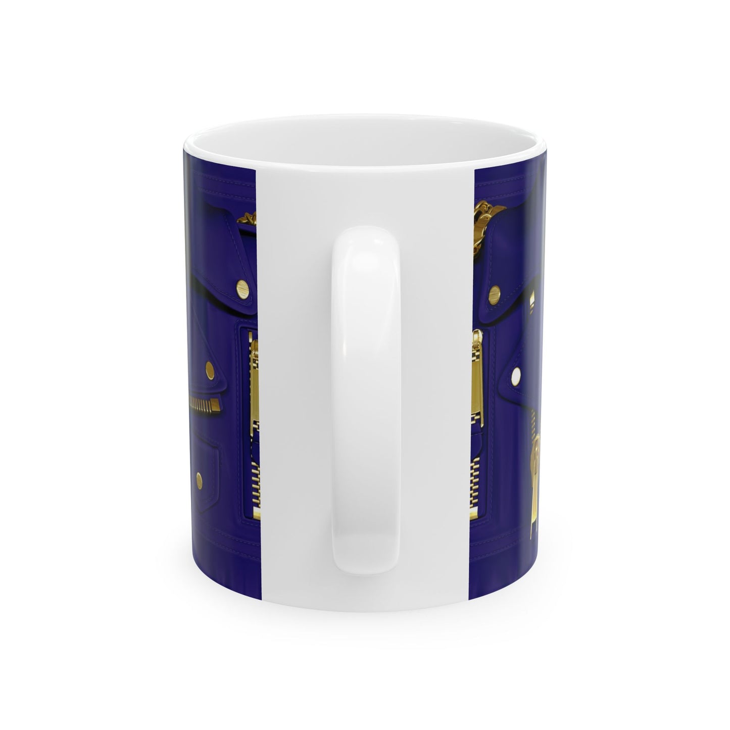 Moschino Purple Ceramic Mug, (11oz, 15oz)