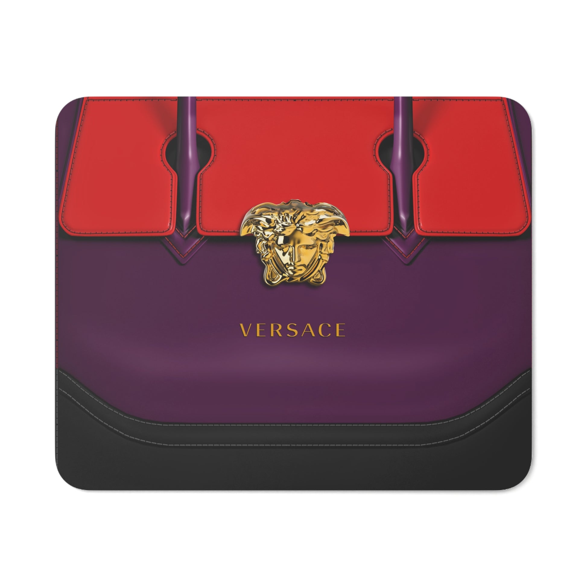 Versace Purple & Red Desk Mouse Pad | Home Decor | Accessories, Desk, Home & Living, Mouse pad, Mouse Pads, Mousepad | Printify