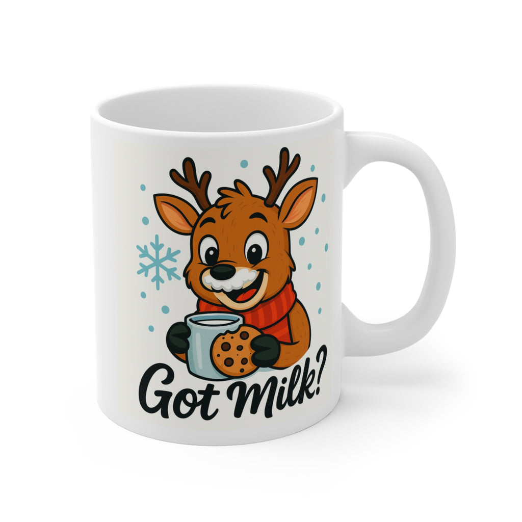 Cute Holiday Mug with 'Got Milk?' Design
