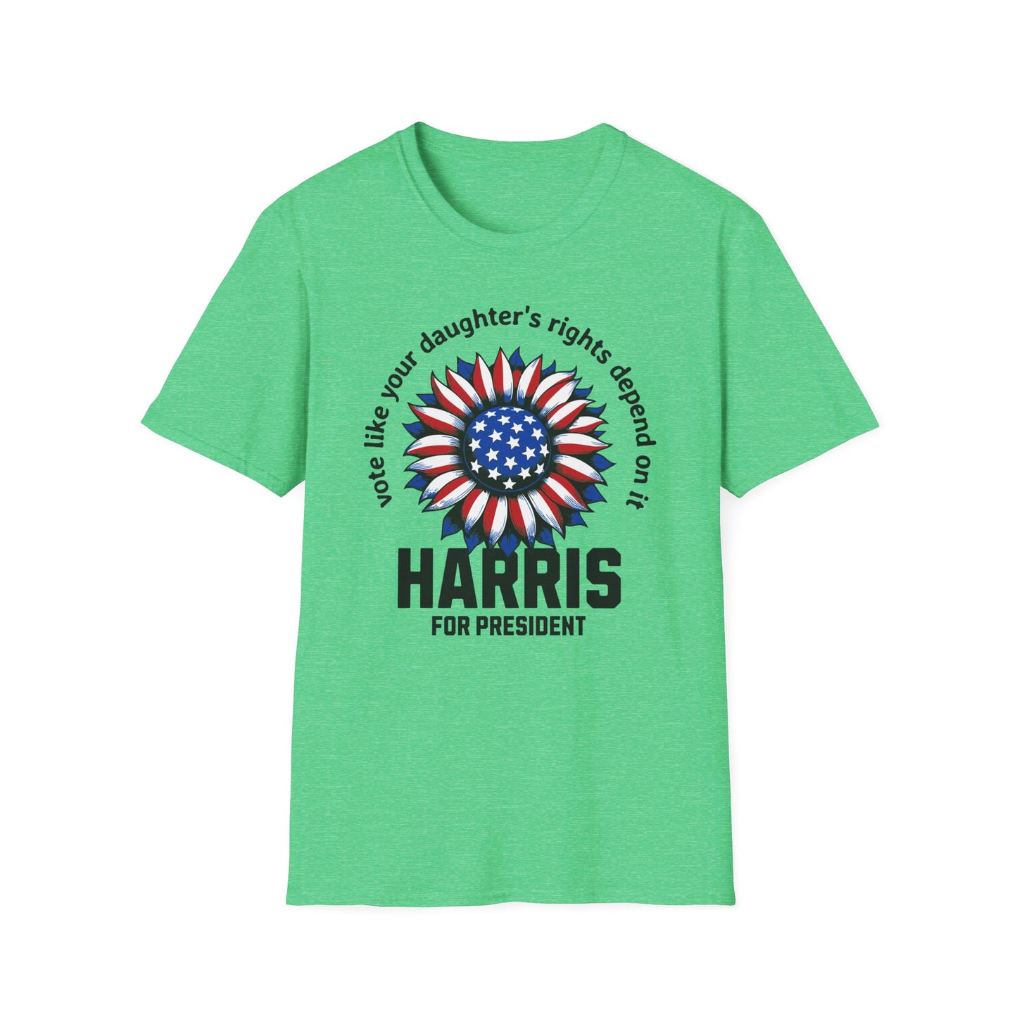 Vote Your Daughter Rights Depends on it,2024 Presidential Elections, Kama Harris for President, Kamala Harris, Unisex Softstyle T-Shirt