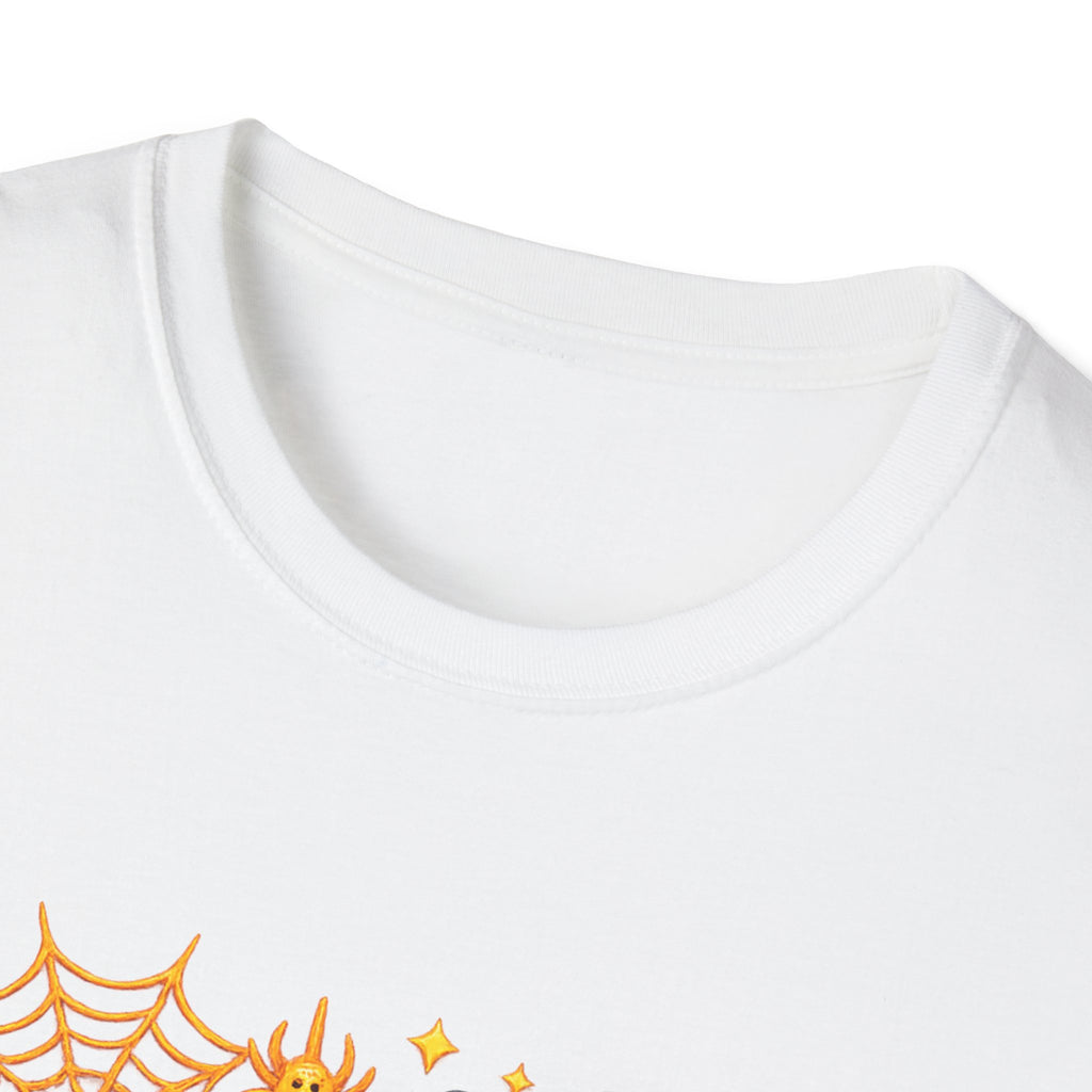 Haunted by 6-7 Unisex Softstyle T-Shirt, Spooky Halloween Tee, Kids Party Shirt, Fun Gift for Halloween, Ghosts and Ghouls Attire, [...]