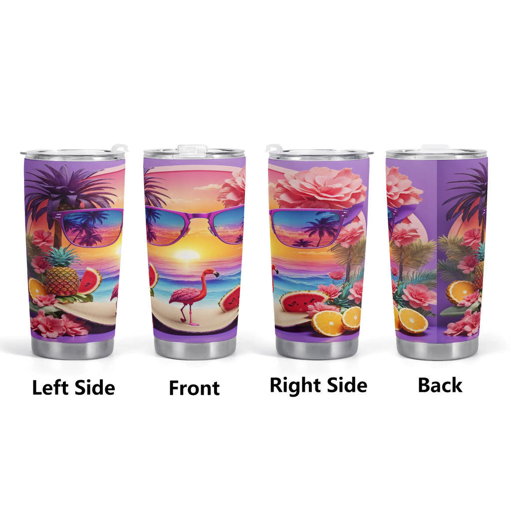 Sunset Beach Life Tumbler Stainless Steel Cup