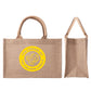 Order of the Golden Circle Reusable Jute Burlap Tote Bag, OES,