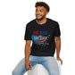 God Bless America, 2024 Presidential Election, Kamala Harris Unisex Softstyle T-Shirt