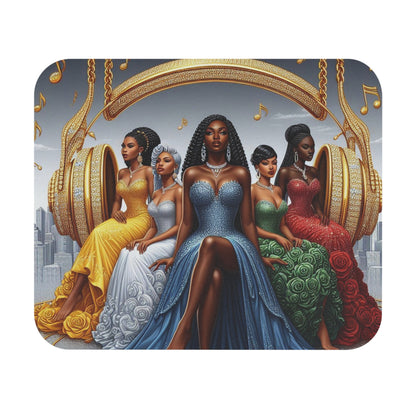 Sisterhood, African American Ladies Mouse Pad (Rectangle)