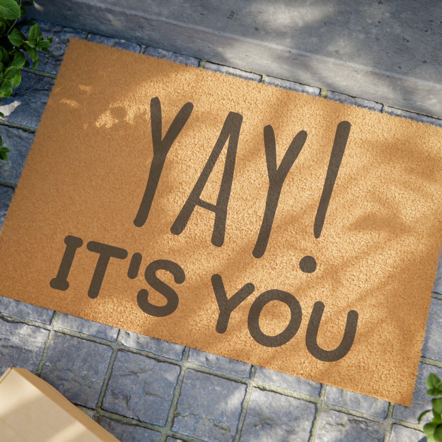 Yay It's you Doormat, Funny Doormat, Welcome Doormat