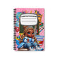 Girl 2 Custom Back to School Spiral Notebook - Ruled Line, Custom Back to School Gear