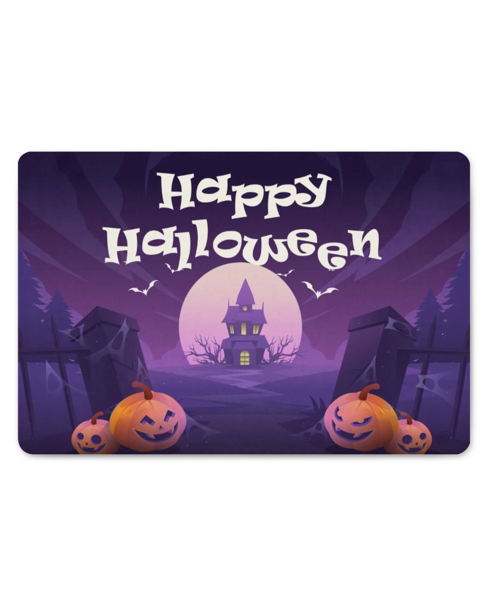 Spooky halloween mats Door Mat