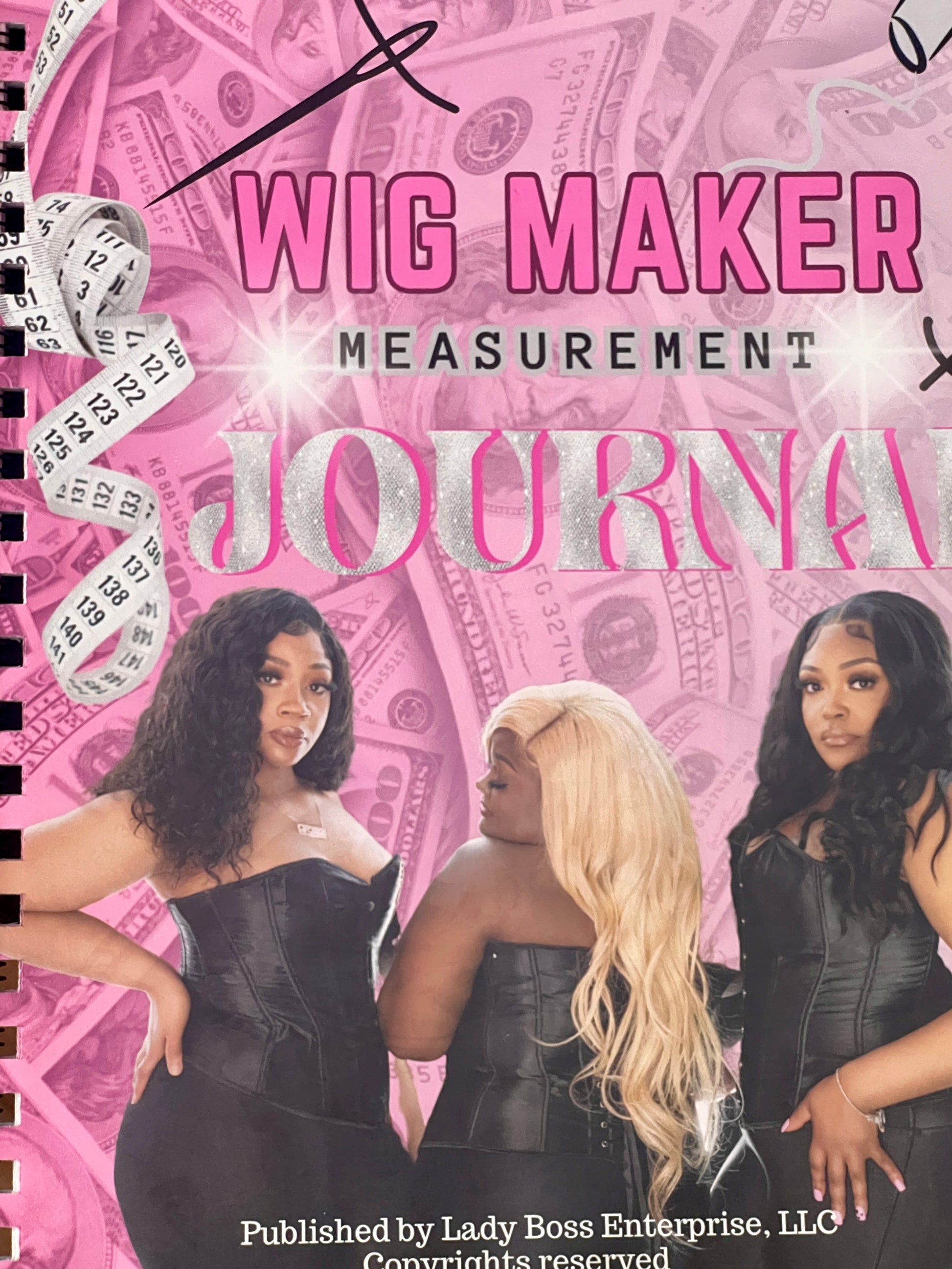 Wig measurement journal | Wigs | Pretty N Pink Hair & More