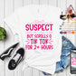 Suspect Claims Pink & Silver Color