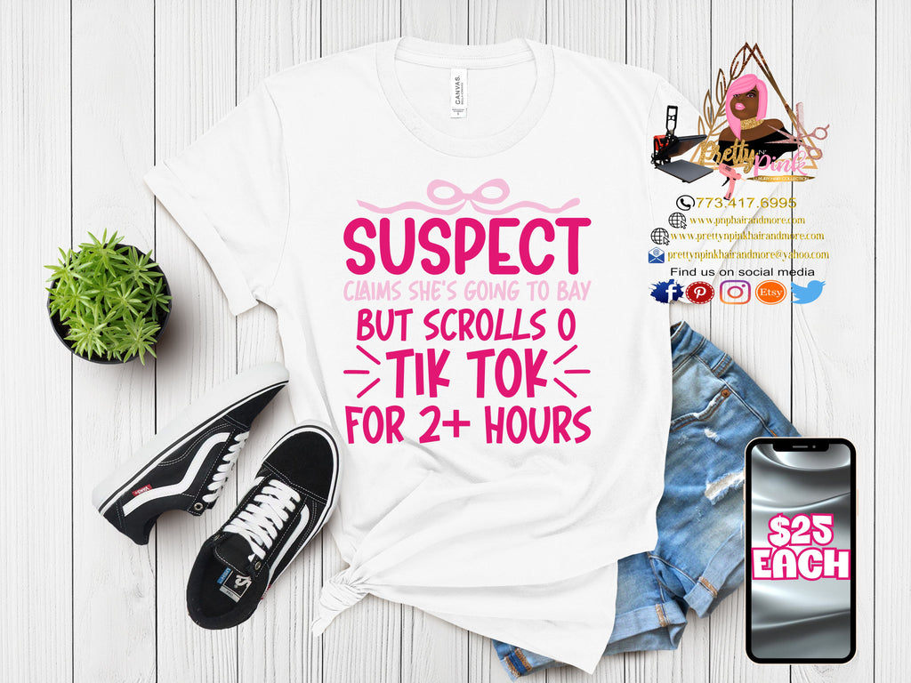 Suspect Claims Black & White