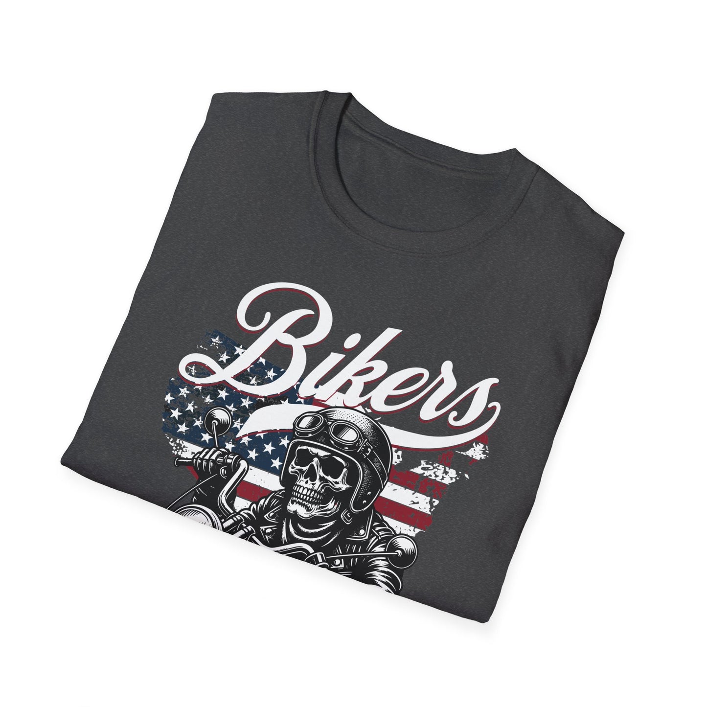 Bikers for Trump, Trump for President, 2024, Trump 2024, Make America Great Again, POTUS Unisex Softstyle T-Shirt