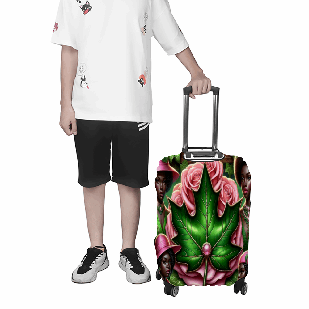 AKA Flower Luggage Case Covers Travel Suitcase Covers