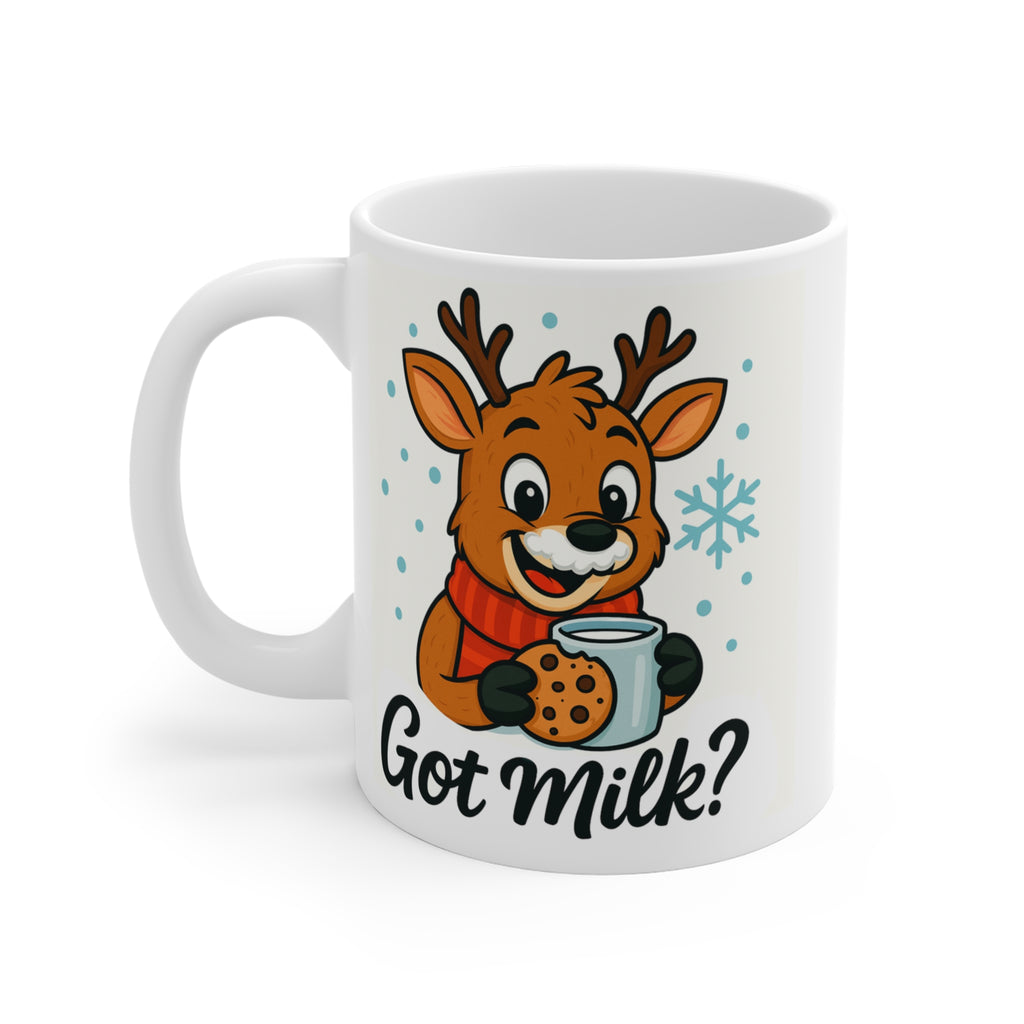 Cute Holiday Mug with 'Got Milk?' Design