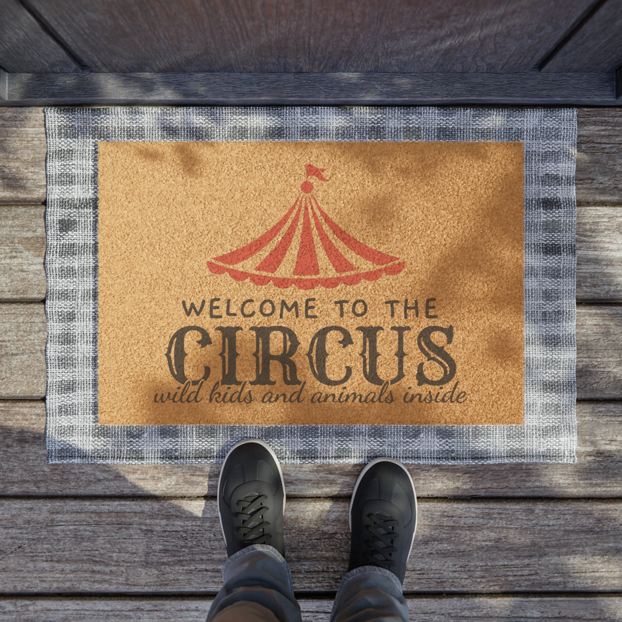 Welcome to the Circus Doormat, Funny Doormat, Welcome Doormat