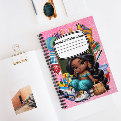 Girl Custom Back to School Spiral Notebook - Ruled Line, Custom Back to School Gear