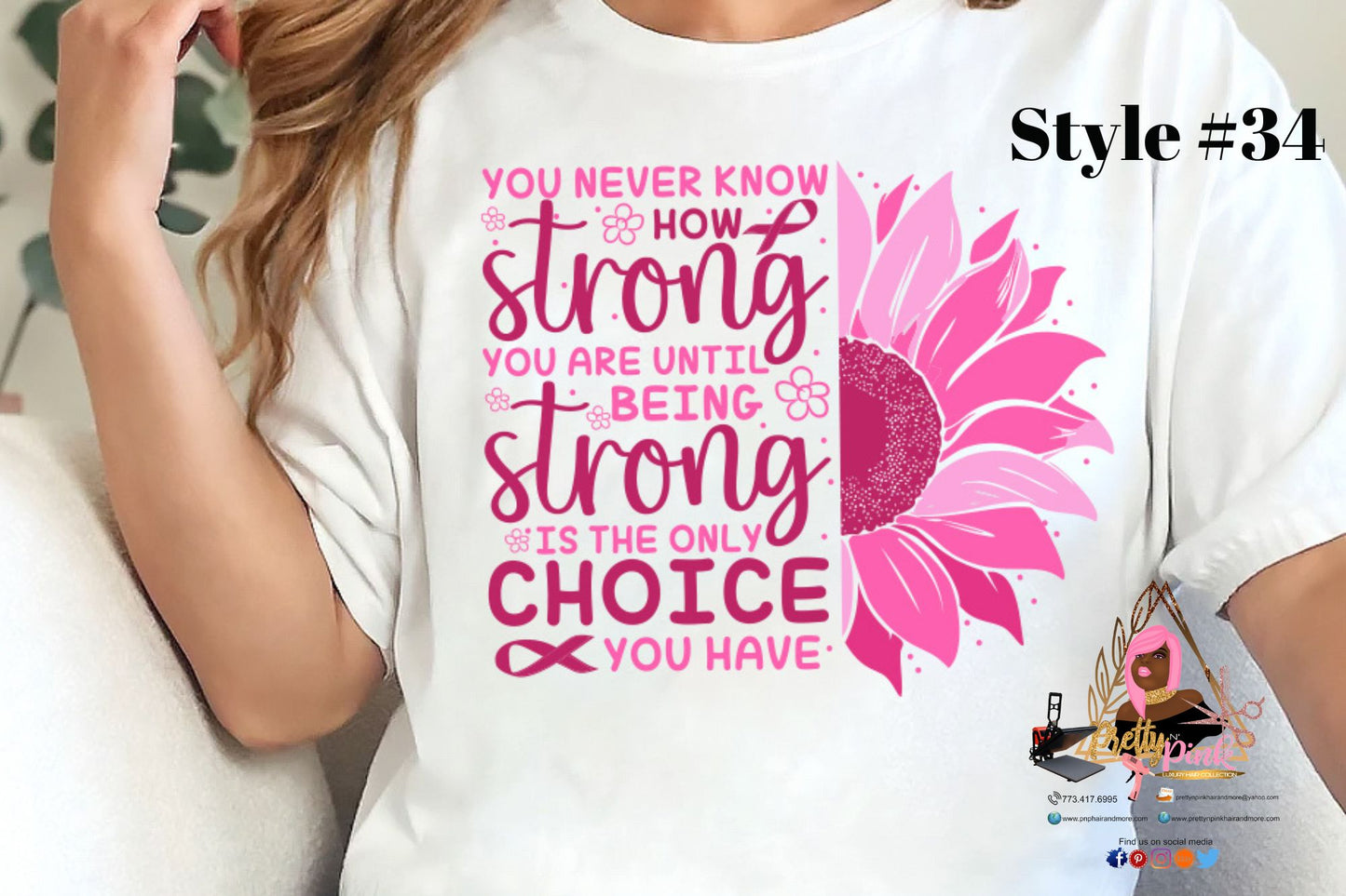 Cancer Shirt " How Strong  " (Copy) | Accessories, Black Girl Magic, cancer, cancer awareness, DTG, fraternity, Home & Living, Luggage, OES, Sistah, Sublimation, TikTok | Pretty N Pink Hair & More