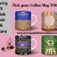 “Name Brand Purse-inspired reusable coffee cups with high-fashion print, styled for luxury lovers, available at PrettyNPinkHairandMore.com and Stan Store” Coach, Hermes, LV, MK, YSL