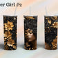 African American Girl covered in Girls Tumbler