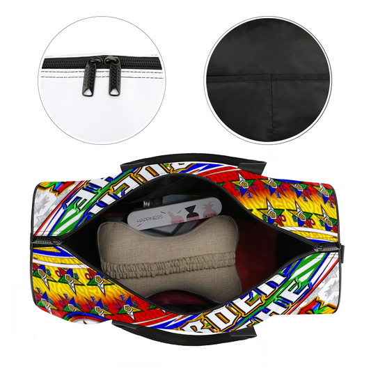 Blue Sky, OES, Sisterhood, Eastern Star, Sorority, Sistar, Masonic, Masonry Travel Bag Black (Small)