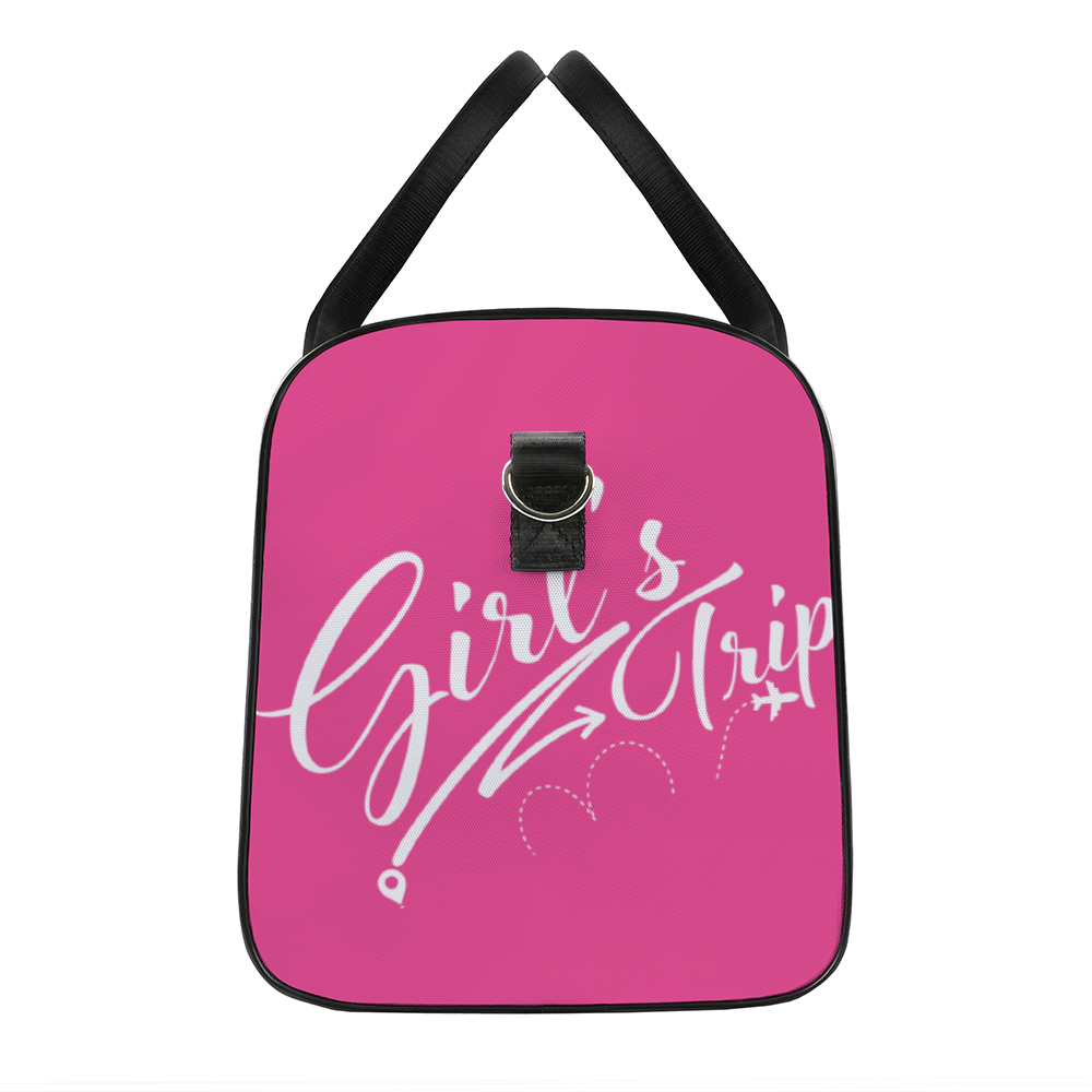 Pink Girls Trip Large Travel Luggage Gym Bags Duffel Bags