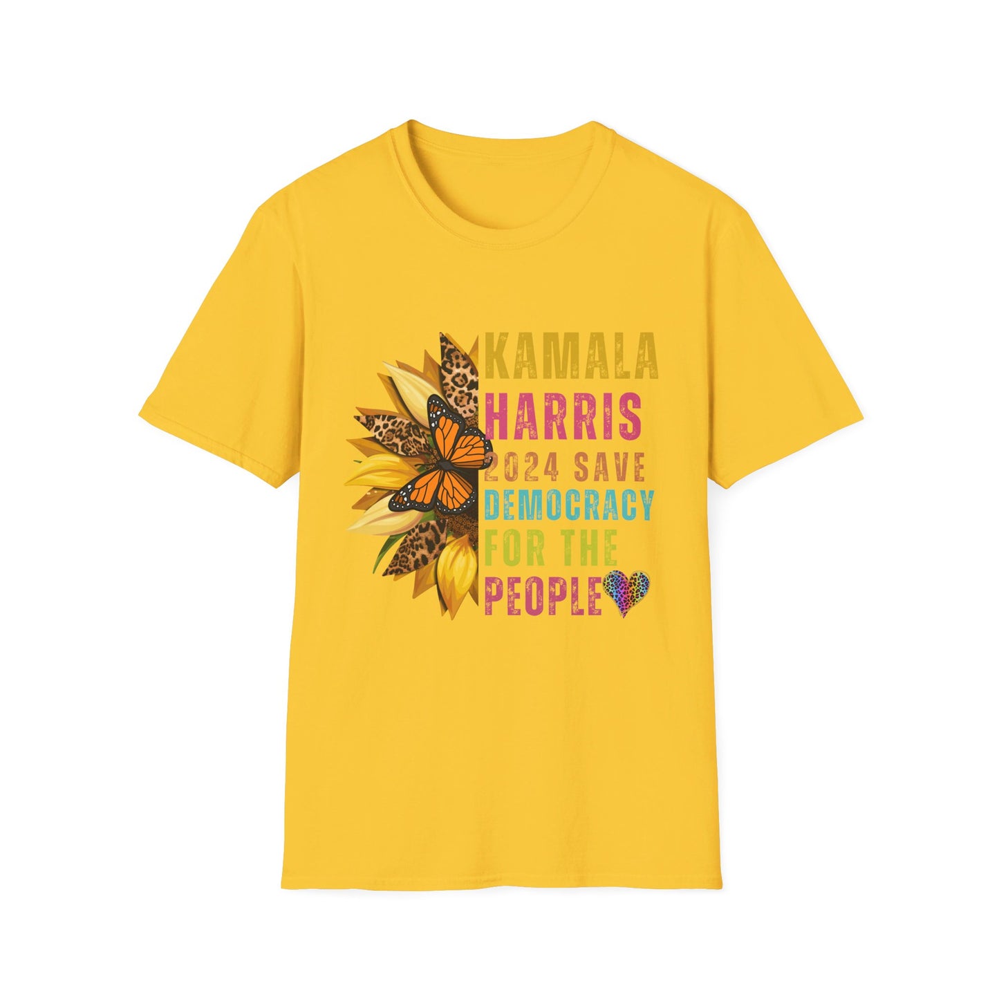 Save Democracy For The People,Kama Harris for President, Kamala Harris, Unisex Softstyle T-Shirt