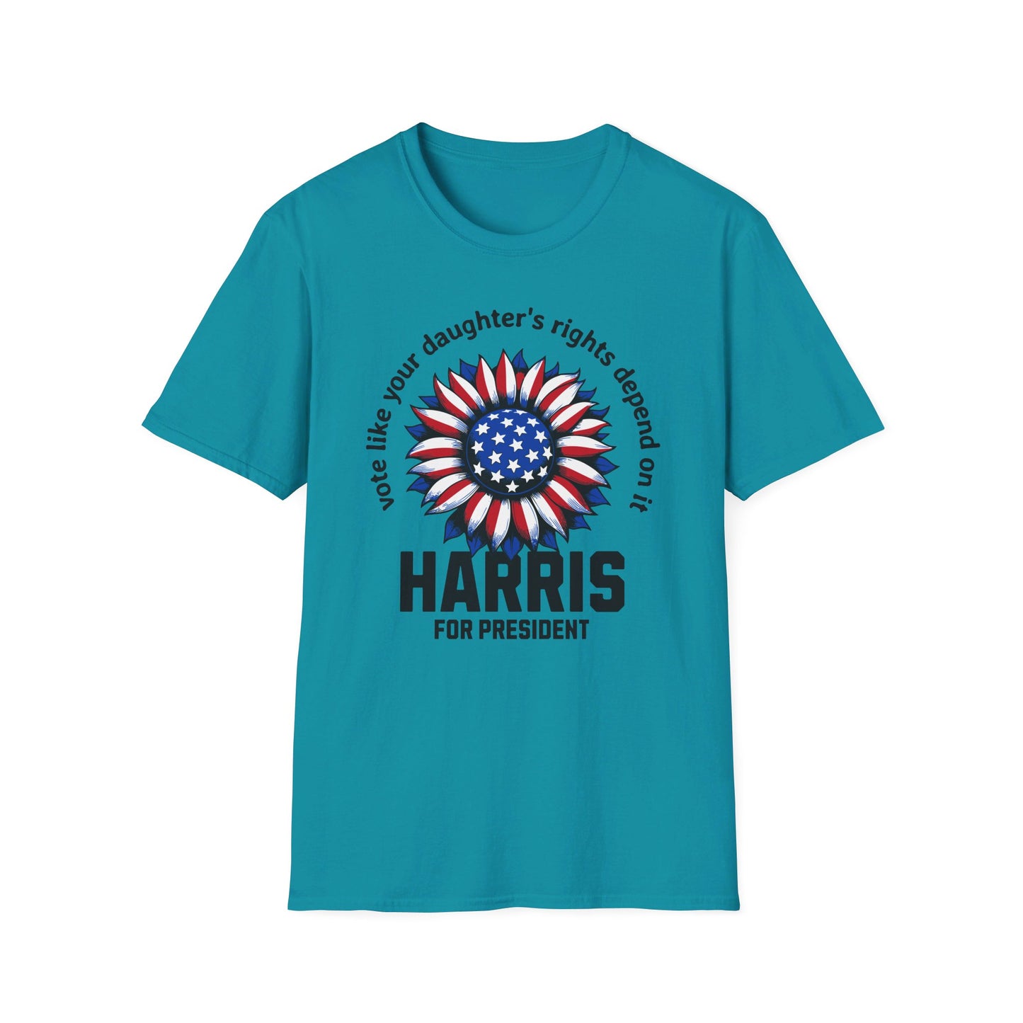 Vote Your Daughter Rights Depends on it,2024 Presidential Elections, Kama Harris for President, Kamala Harris, Unisex Softstyle T-Shirt