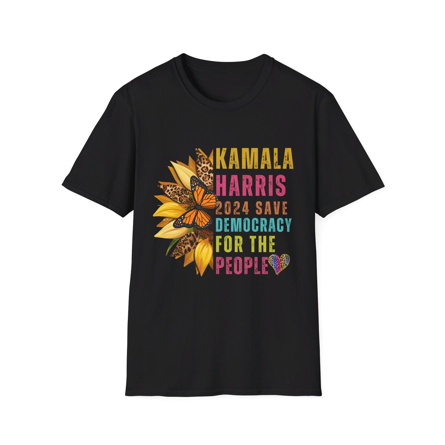 Save Democracy For The People,Kama Harris for President, Kamala Harris, Unisex Softstyle T-Shirt