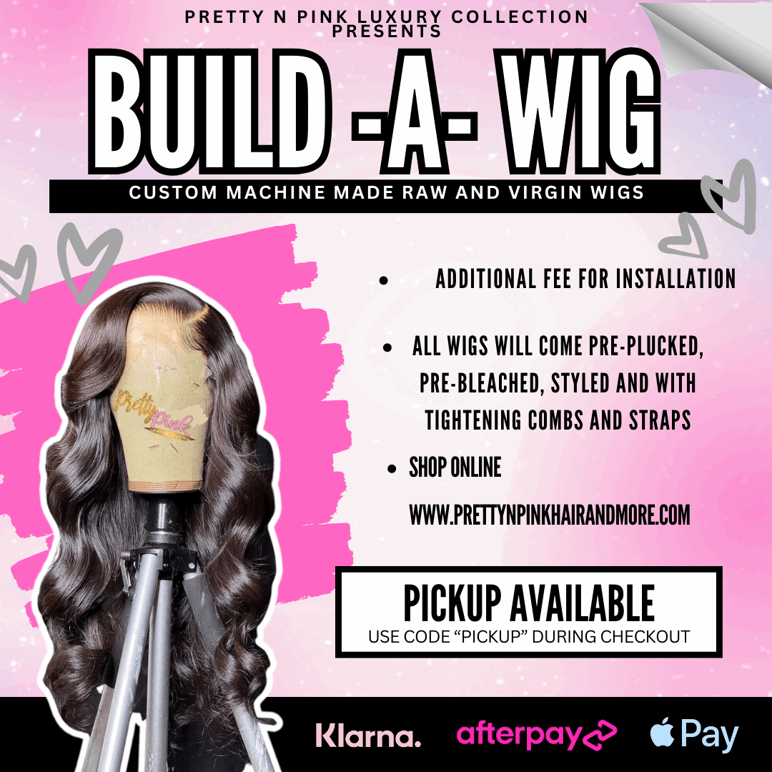 BUILD A WIG | crimp, crimper, Crimps, curl, curl refromer, curls, custom hair crimper, Custom Wig, extensions., flat iron, hair, hair care products, hair polisher, heat protectant, Liquid Silk Hair Protector & Hair Polisher, natural curl, natural curly hair, natural hair, Pull on Wig, Wig, Wigs  natural hair  moisturizing agent  Liquid Silk Hair Protector & Hair Polisher  heat protectant  hair polisher  flat iron  finishing spray  extensions.  curl  crimp | Pretty N Pink Hair & More