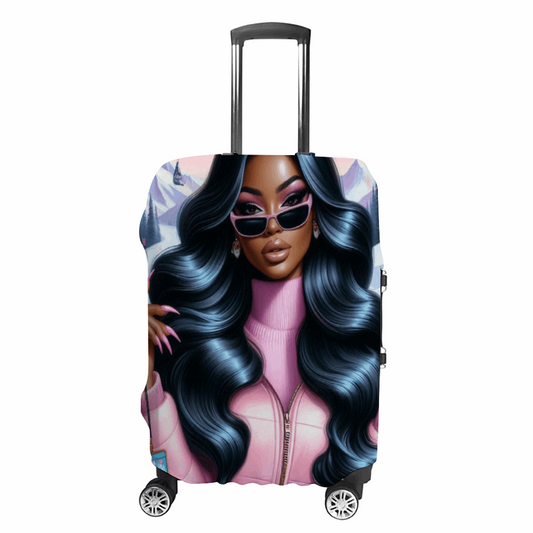 Custom Luggage Case Covers Travel Suitcase Covers | Black Girl Magic, fraternity, Luggage, Luggage Cover, Luggage Set, OES, Sistah | ThisNew