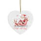 Sleigh all day Ceramic Ornaments (1pcs, 5pcs, 10pcs, 20pcs)