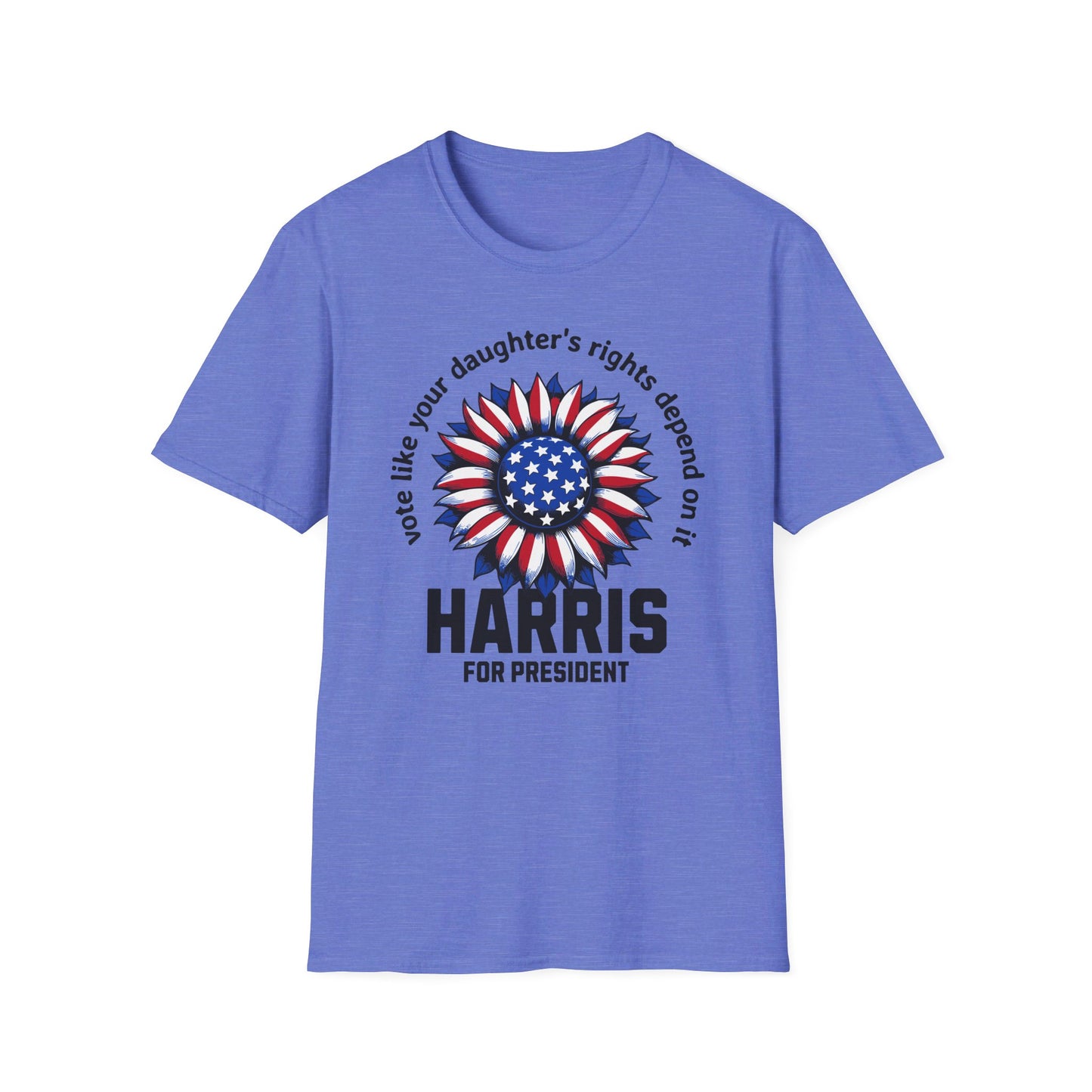 Vote Your Daughter Rights Depends on it,2024 Presidential Elections, Kama Harris for President, Kamala Harris, Unisex Softstyle T-Shirt