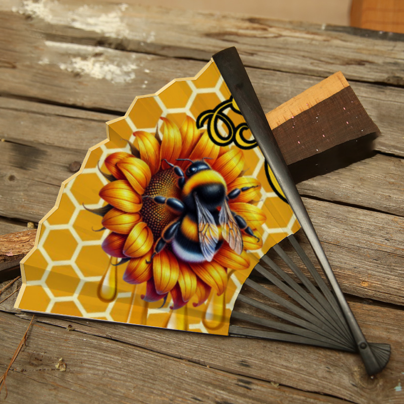 Sweet as Honey Fan Retro Hand-held Folding Fan
