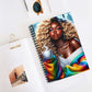 Coffee Time Spiral Notebook - Ruled Line, African American Women Notebook,