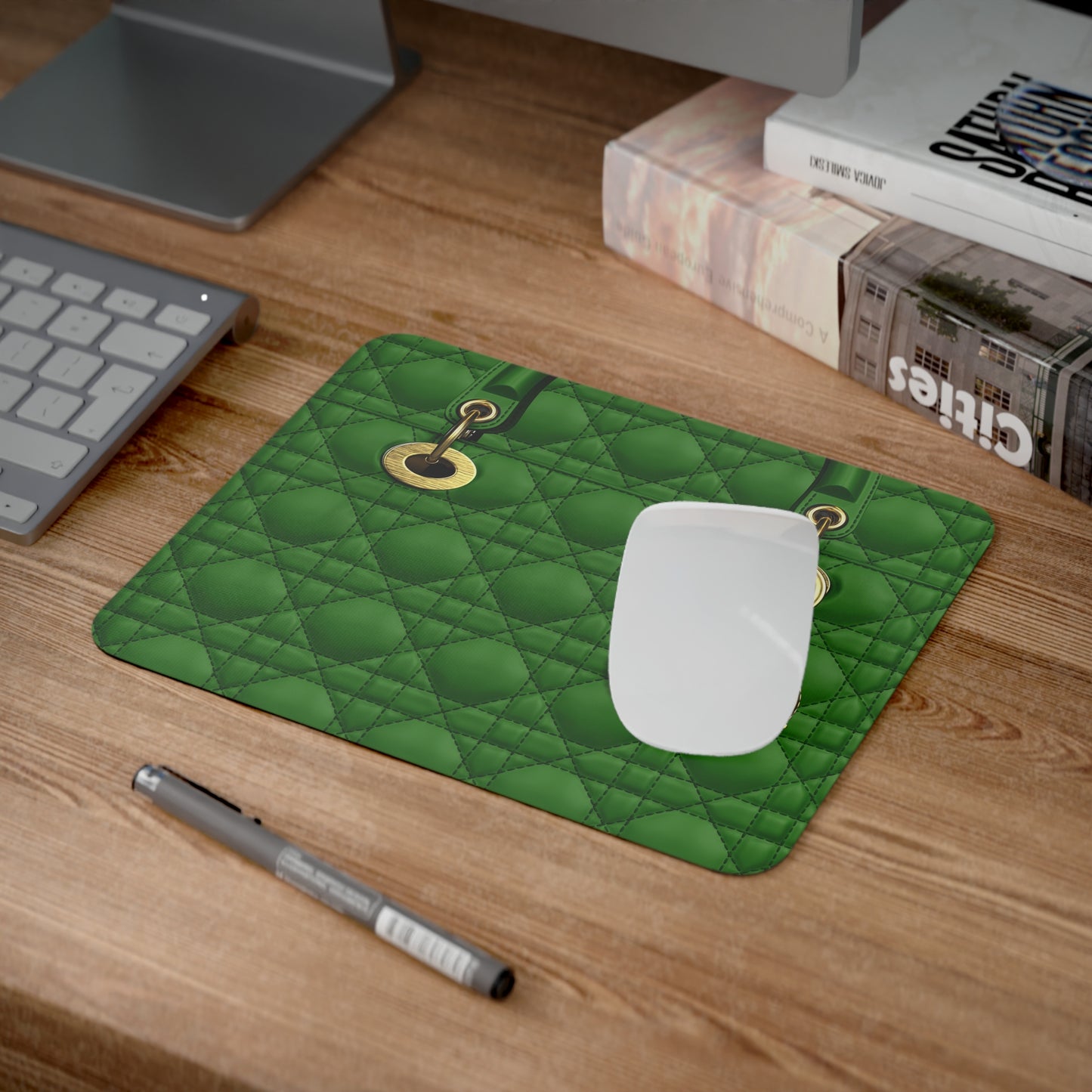 Dior Green Desk Mouse Pad