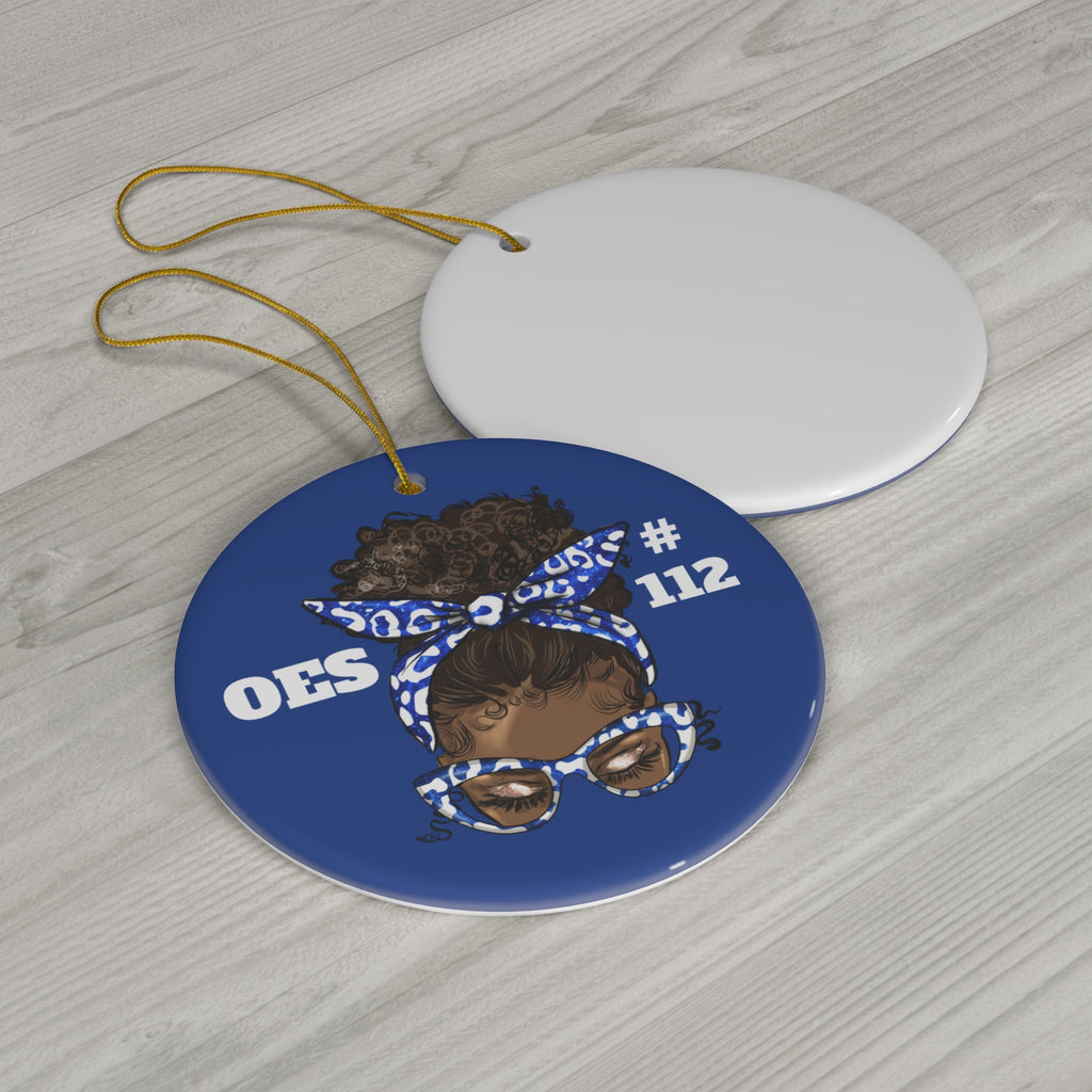 OES Ceramic Ornament - Order of the Eastern Star Christmas Gift Exchange
