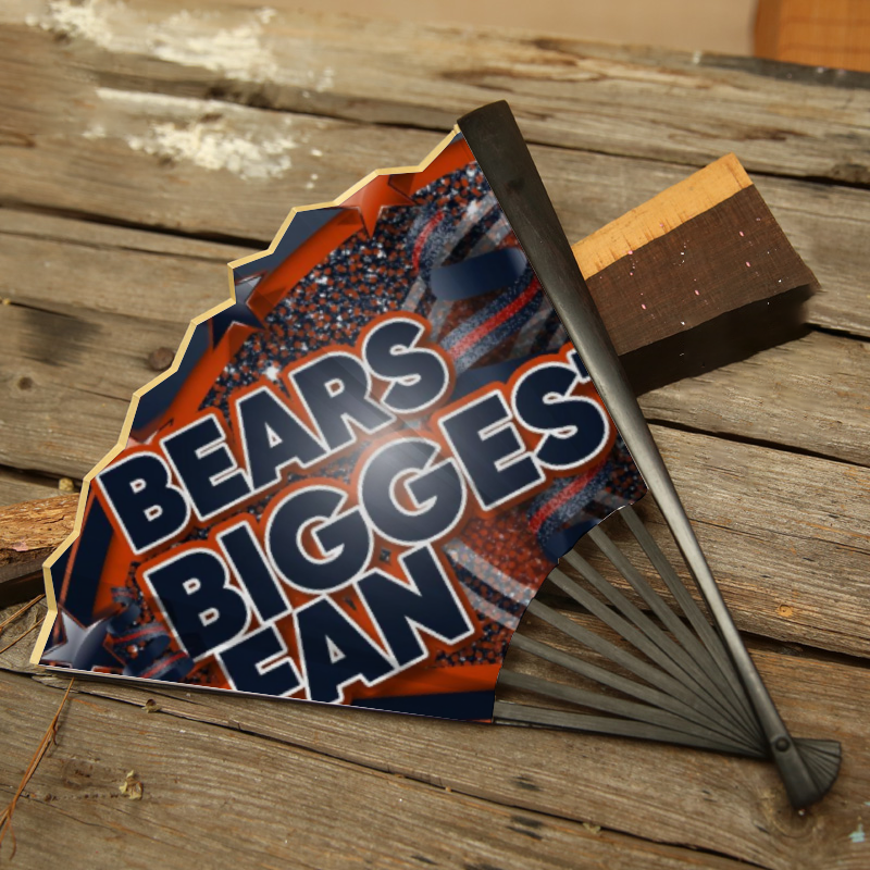 Chicago Bears Fan Retro Hand-held Folding Fan