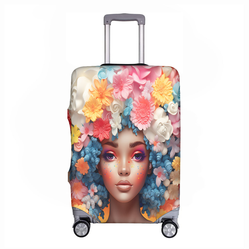 3D Afro Princess in crown Tumbler Wrap 18 | Pretty N Pink Hair & More