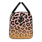Gold Dust & Cow Print Travel Luggage Gym Bags Duffel Bags