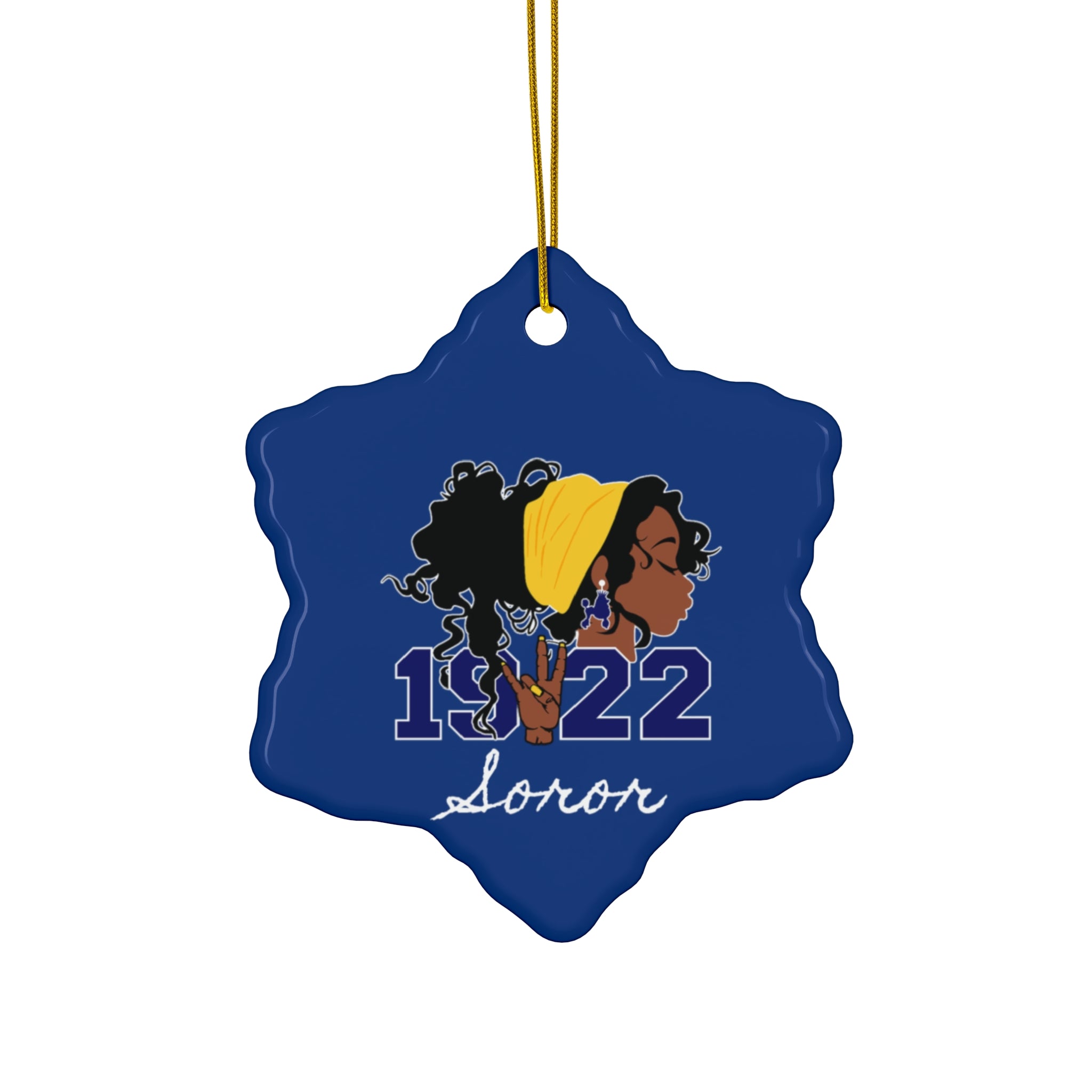 SGHRO, Soror, Sorority,  Ceramic Ornament - Christmas Gift Exchange