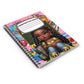 African American Braids Custom Back to School Spiral Notebook - Ruled Line