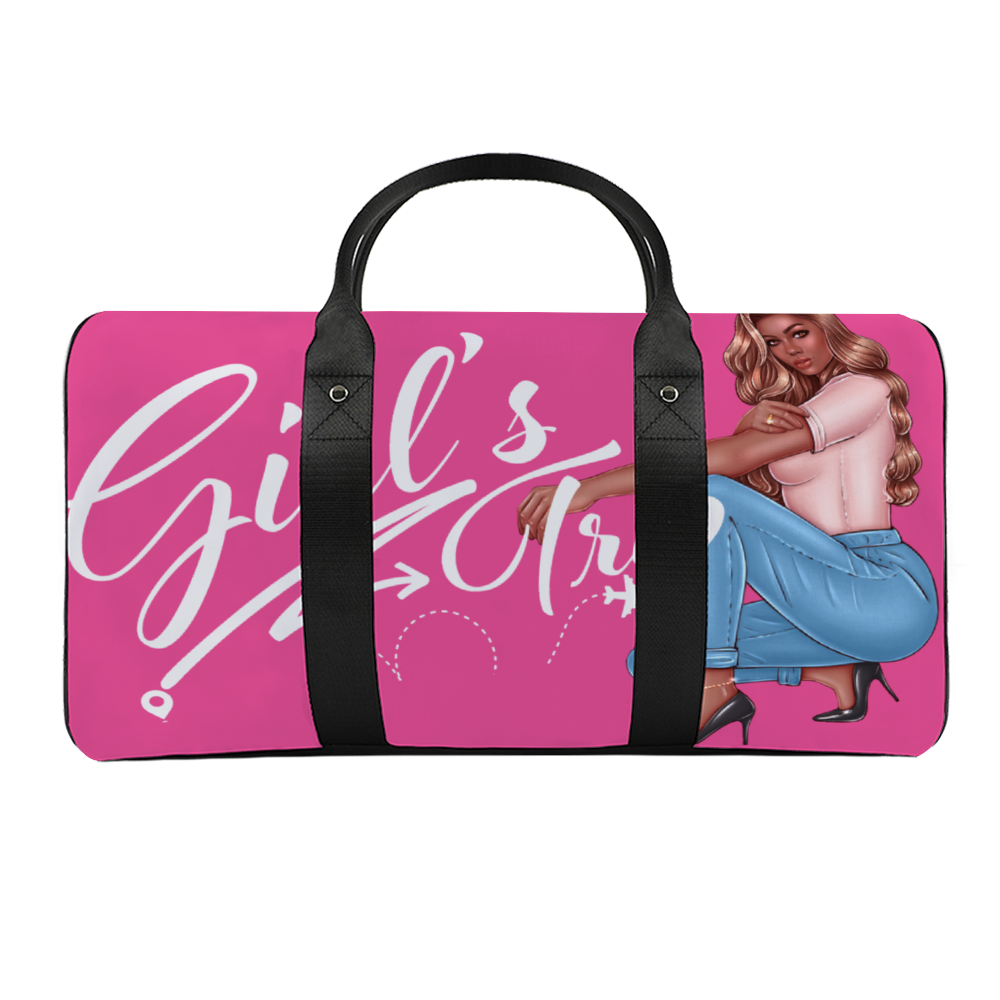 Pink Girls Trip Large Travel Luggage Gym Bags Duffel Bags