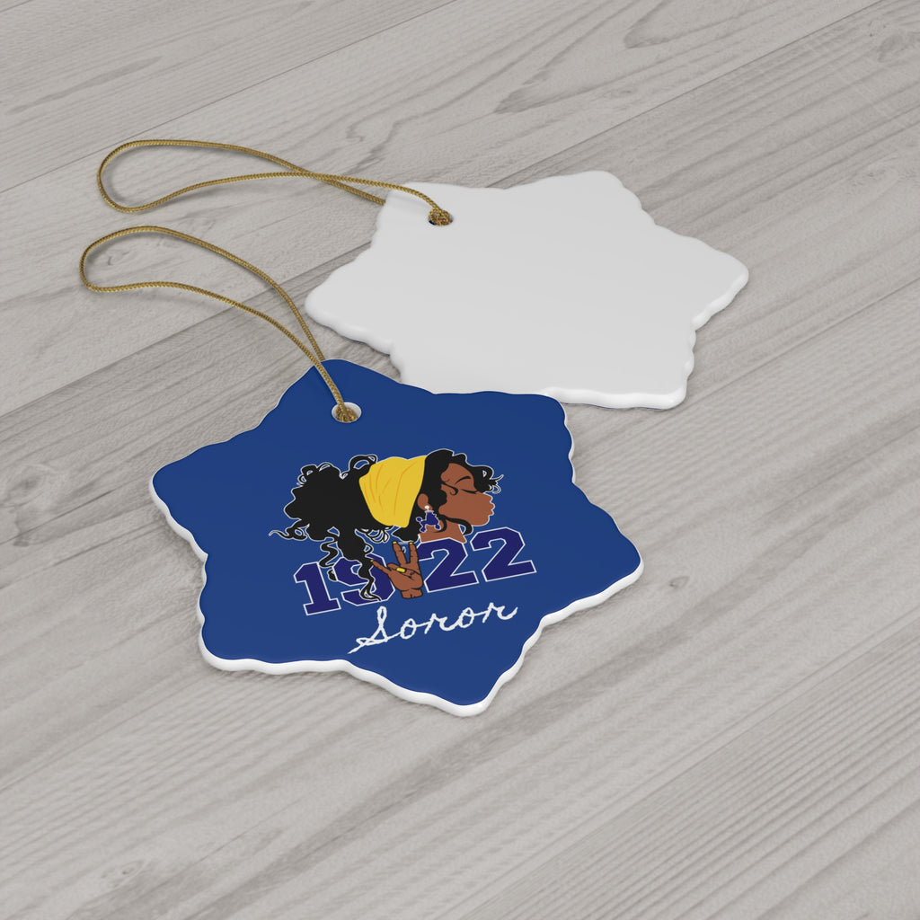 SGHRO, Soror, Sorority,  Ceramic Ornament - Christmas Gift Exchange