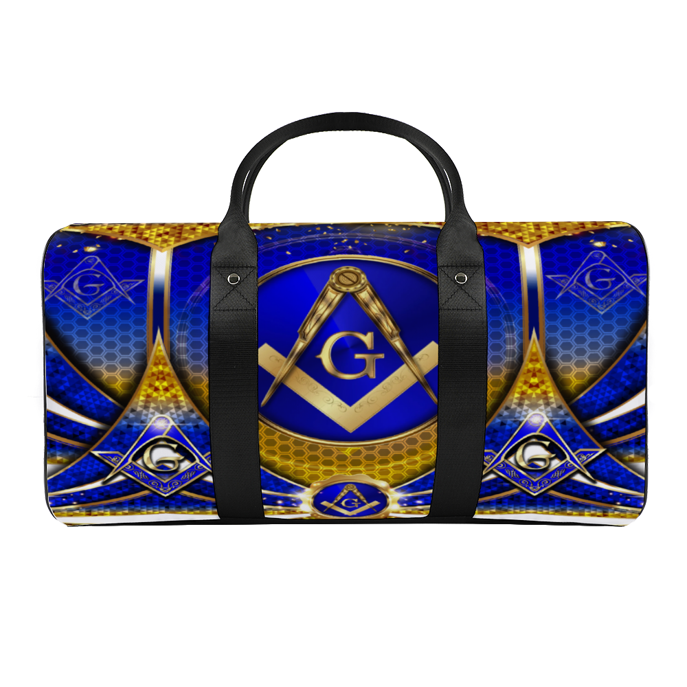 Master Mason, Masonry, Masonic, PHA, Scottish Rite, Large Travel Luggage Gym Bags Duffel Bags