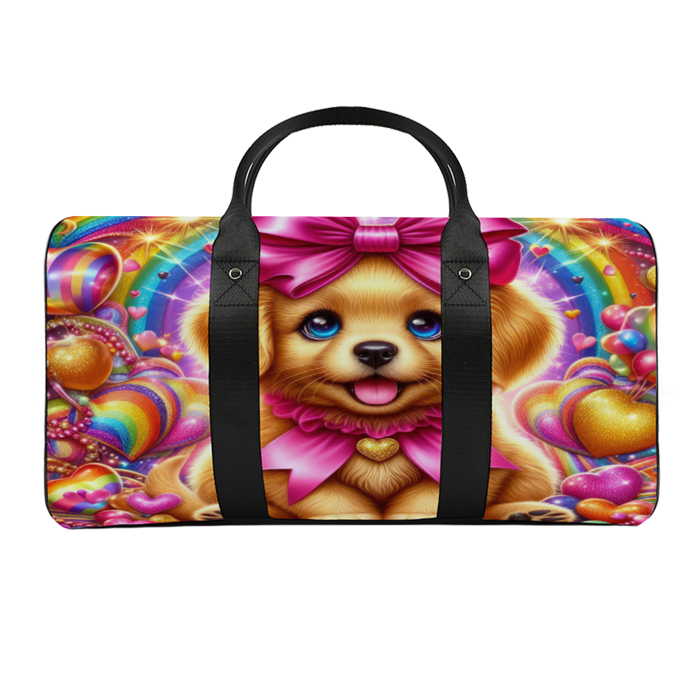 Cut Puppy Love Large Travel Luggage Gym Bags Duffel, Kids Bags