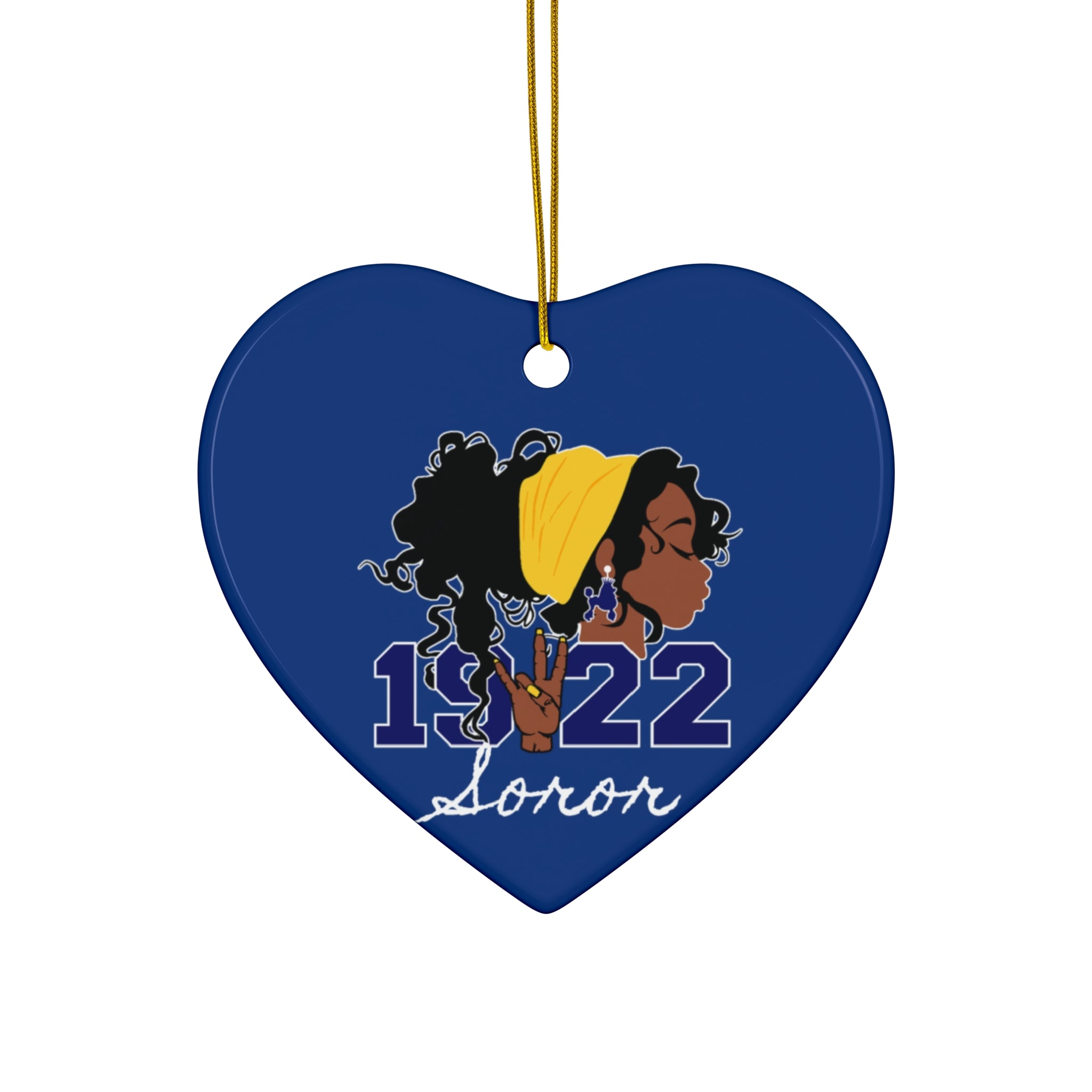 SGHRO, Soror, Sorority,  Ceramic Ornament - Christmas Gift Exchange