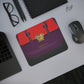 Versace Purple & Red Desk Mouse Pad