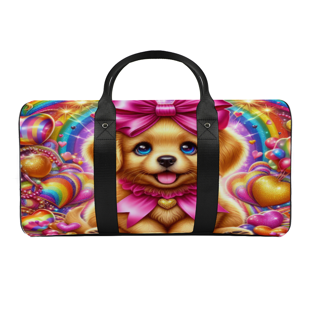 Cut Puppy Love Large Travel Luggage Gym Bags Duffel, Kids Bags